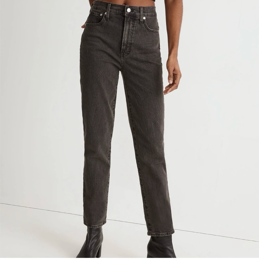 Madewell | Charcoal/Black "The Perfect Vintage Jean" Straight Leg Denim Size 27
